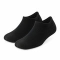 Chaussettes invisibles 43-46 en maille textile noire respirante