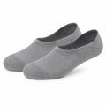 Chaussettes invisibles 35-38 en maille textile grises - coupe basse pour usage quotidien